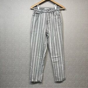25 (XS) PacSun High Rise Double Stripe Straight Leg Jean